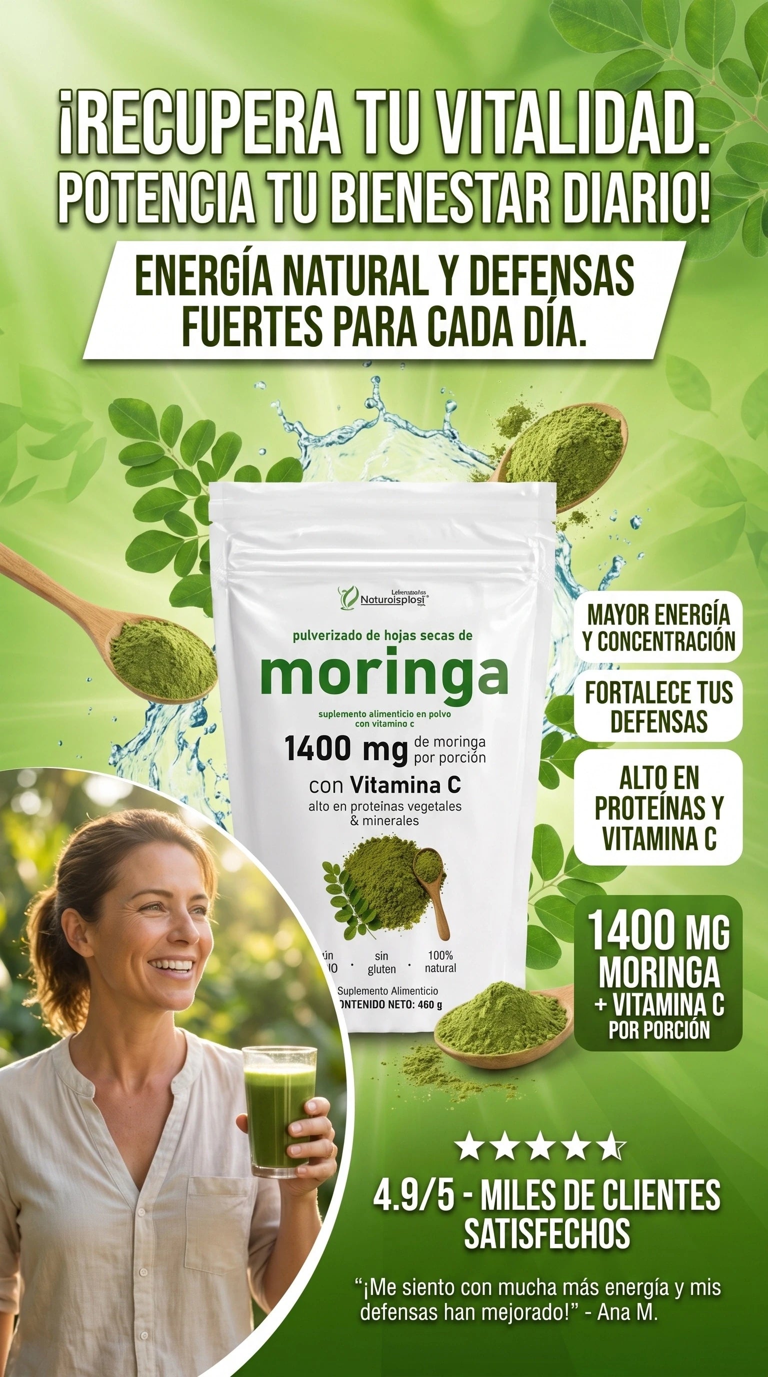 Moringa Con Vitamina C